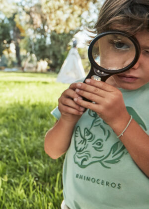 Camisa Mayoral, diseño Rinoceronte, color verde (3042)