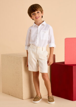 Camisas Mayoral niño, color blanco (3121)