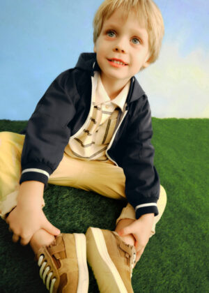 Abrigo Mayoral niño, color gris oscuro (3428)