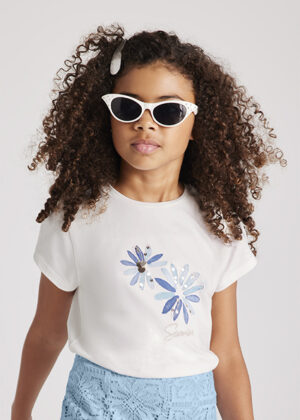 Blusa Mayoral Niña, diseño flor (6020)