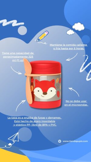 Termo Skip Hop_ Diseño Zorrito